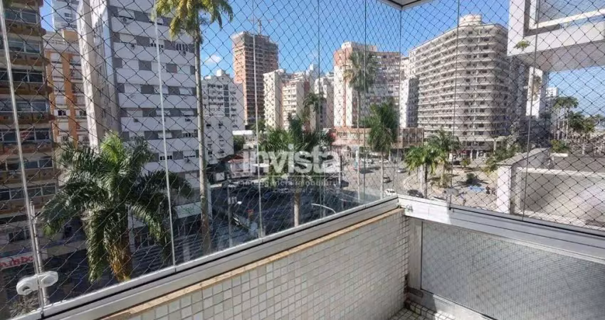 Apartamento com 2 quartos para alugar no Gonzaga, Santos 