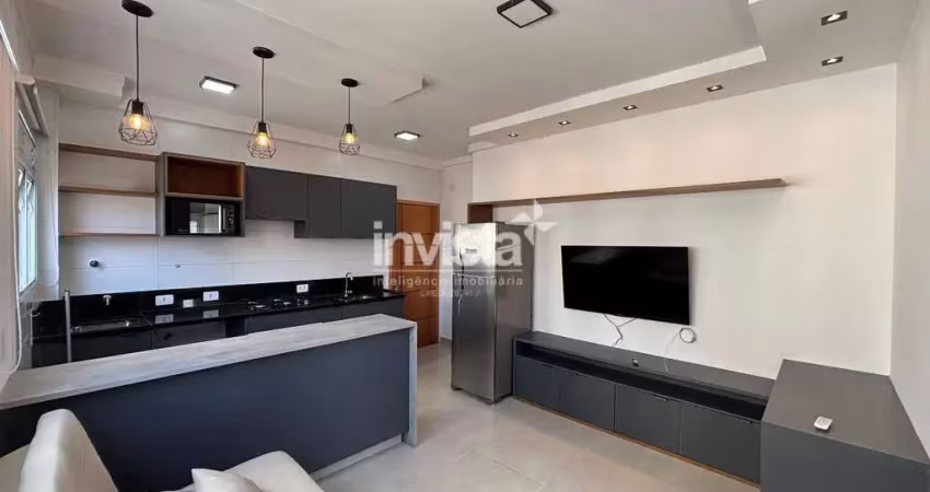 Apartamento com 1 quarto para alugar no José Menino, Santos 