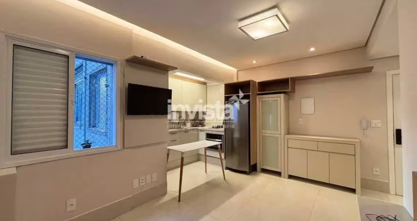 Apartamento com 1 quarto para alugar no Embaré, Santos 