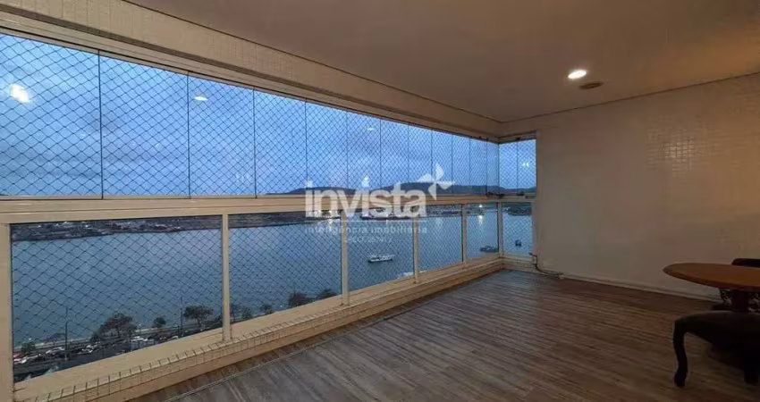 Apartamento com 3 quartos para alugar no Ponta da Praia, Santos 