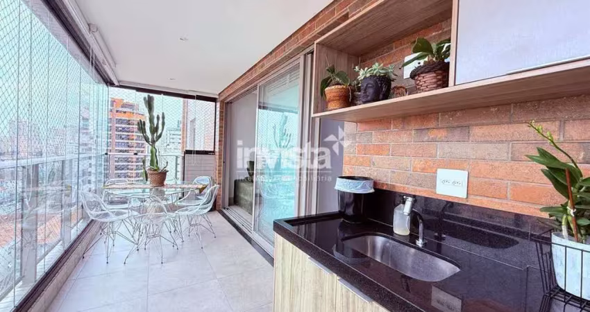 Apartamento com 1 quarto para alugar na Aparecida, Santos 