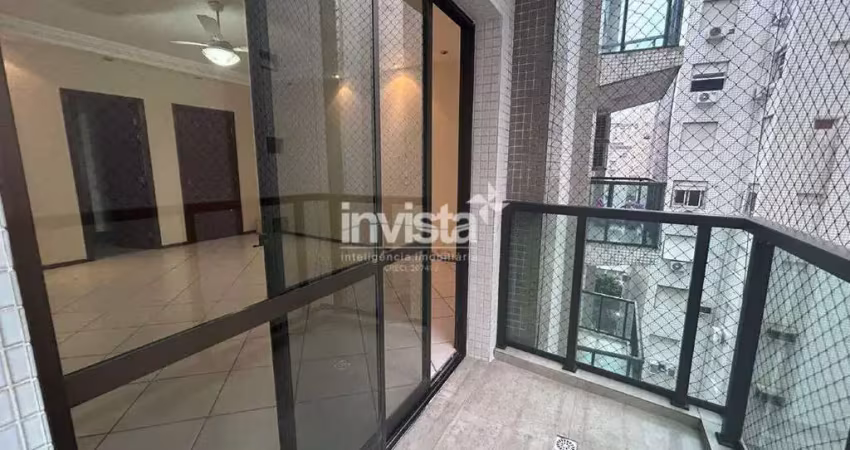 Apartamento com 2 quartos para alugar no Boqueirão, Santos 