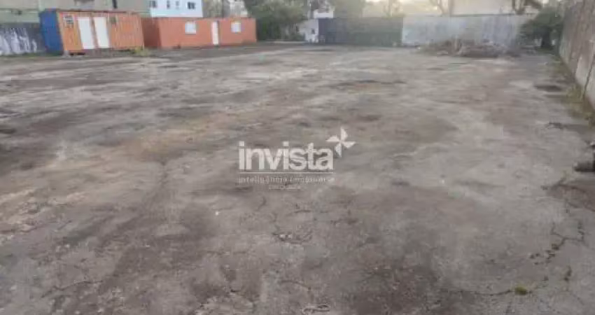 Terreno/pátio para alugar com 1376 m² em área de enquadramento zi no estuário em santos