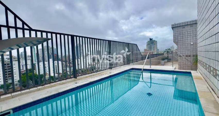 Cobertura com 3 quartos à venda no Ponta da Praia, Santos 