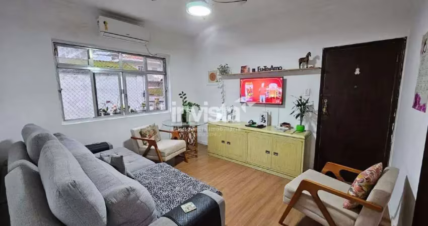 Apartamento com 2 quartos à venda no Gonzaga, Santos 