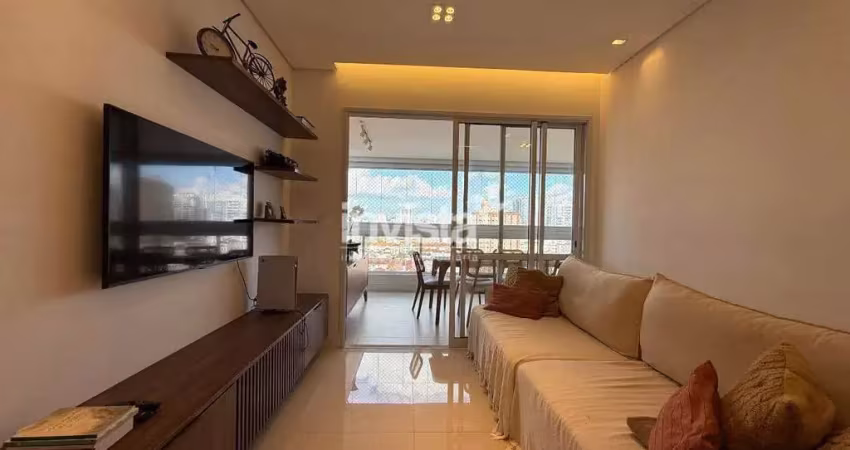 Apartamento com 3 quartos à venda no Embaré, Santos 