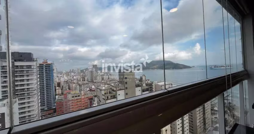 Apartamento mobiliado, com vista mar para locação no embaré