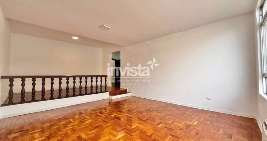 Apartamento com 3 quartos para alugar no Pompéia, Santos 