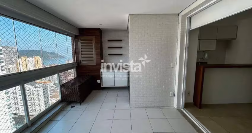 Apartamento com 2 quartos para alugar no Ponta da Praia, Santos 