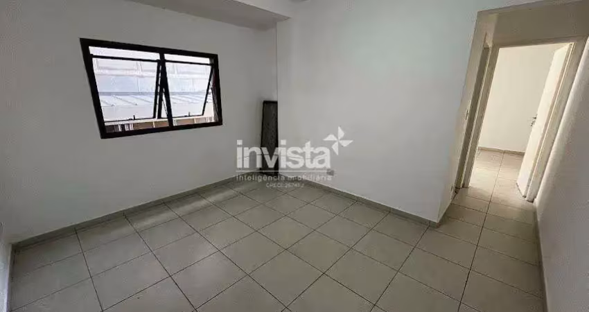 Apartamento com 1 quarto para alugar no Embaré, Santos 