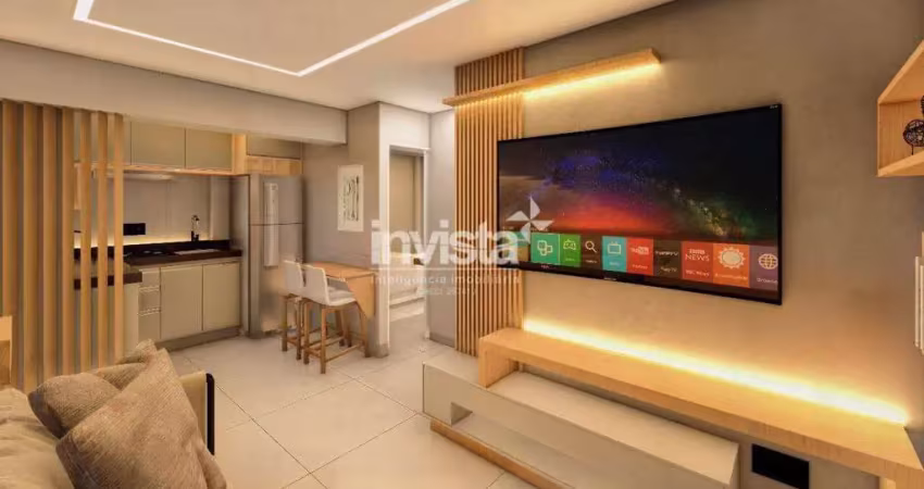 Apartamento com 2 quartos à venda na Aparecida, Santos 