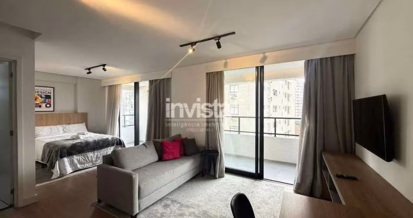 Apartamento com 1 quarto para alugar no Ponta da Praia, Santos 