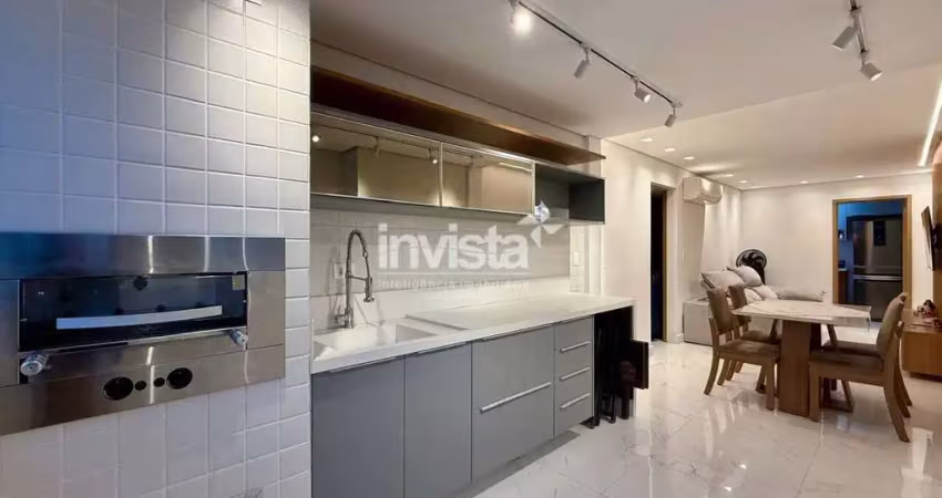 Apartamento com 2 quartos para alugar no Boqueirão, Santos 