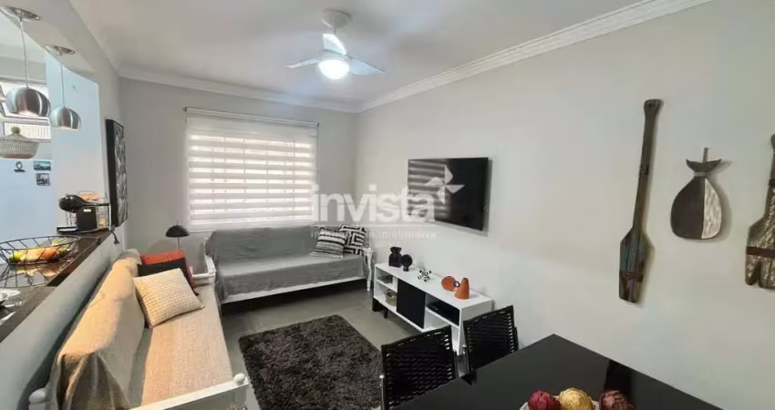 Apartamento com 1 quarto à venda no Boqueirão, Santos 