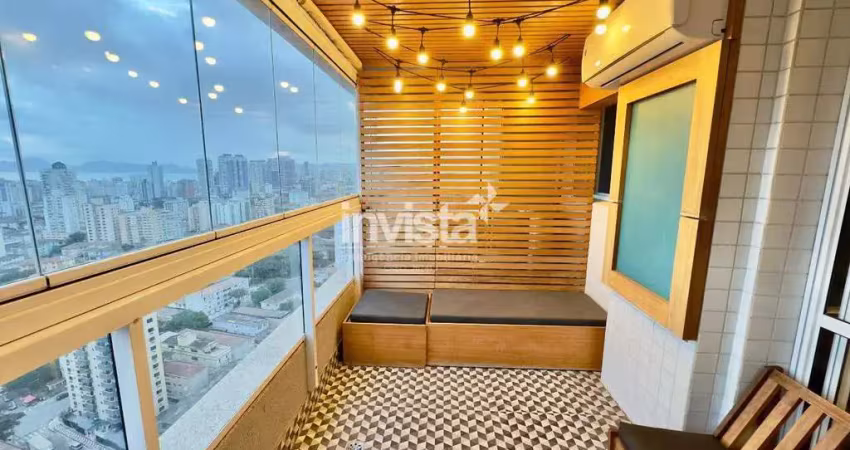 Apartamento com 3 quartos à venda no Ponta da Praia, Santos 
