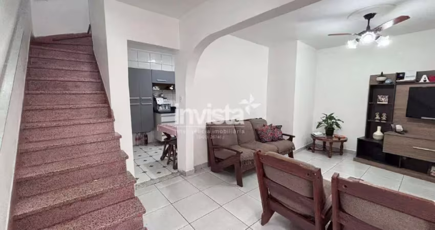 Casa com 2 quartos à venda no Macuco, Santos 