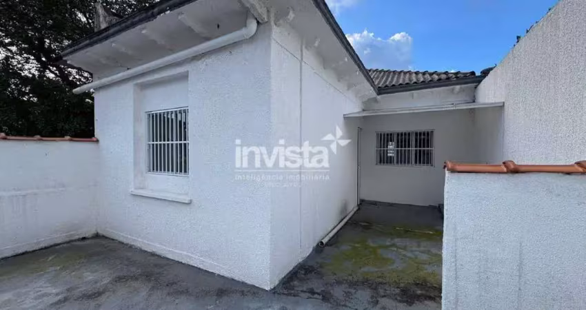 Casa sobreposta alta para alugar na vila belmiro em santos