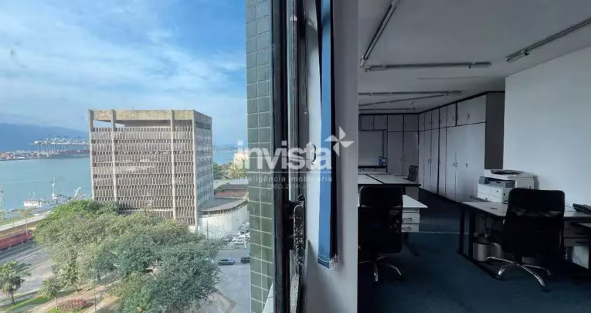 Sala comercial para alugar no Centro, Santos 