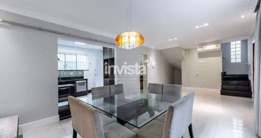 Casa com 3 quartos à venda na Vila Mathias, Santos 