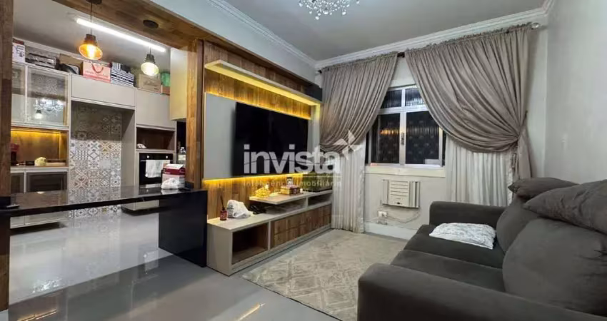 Apartamento com 2 quartos à venda na Vila Mathias, Santos 