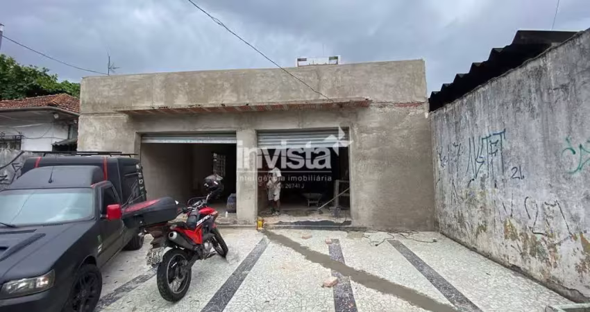 Ponto comercial para alugar na Aparecida, Santos 