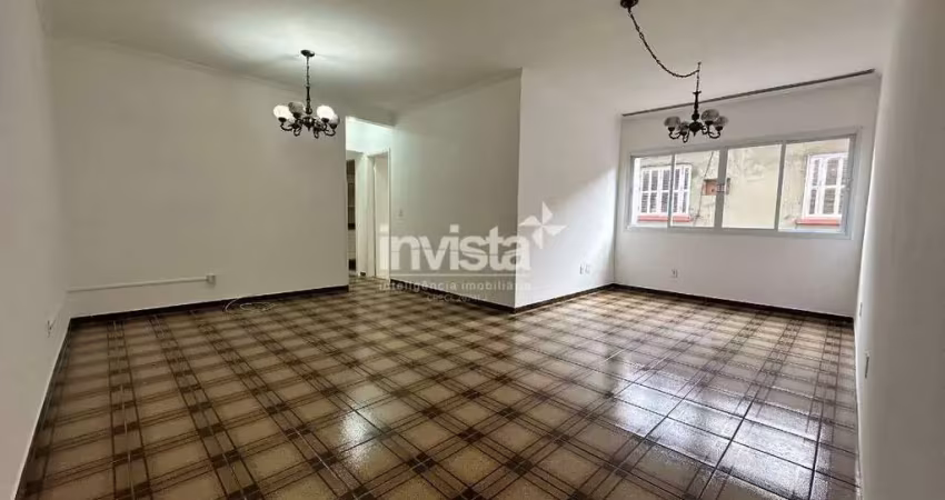 Apartamento com 3 quartos para alugar no Embaré, Santos 