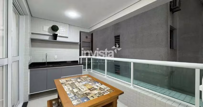Apartamento com 2 quartos à venda no Embaré, Santos 