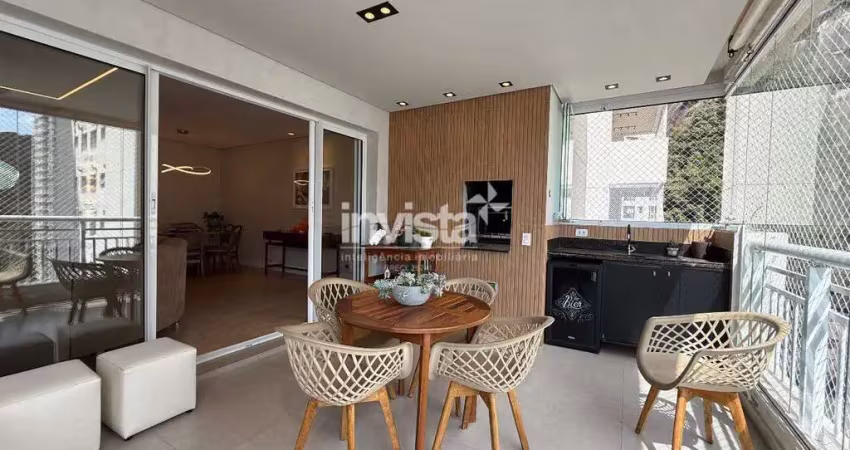 Apartamento com 3 quartos à venda no Marapé, Santos 