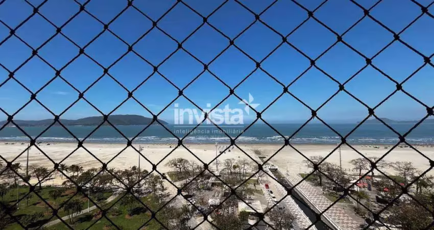 Apartamento mobiliado frente mar para locação no gonzaga
