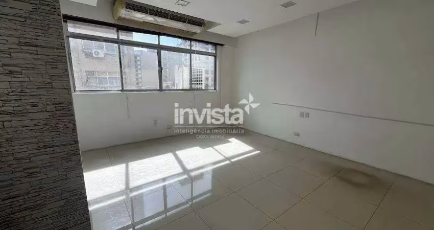 Sala comercial para alugar no Centro, Santos 