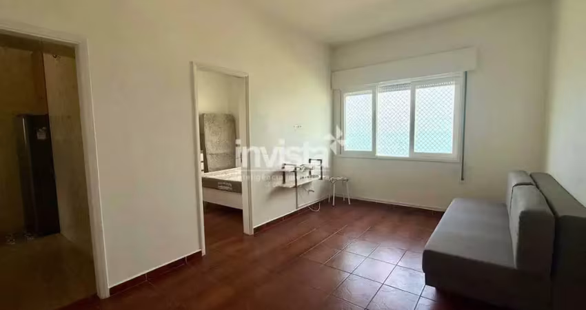 Apartamento com 1 quarto para alugar no Embaré, Santos 