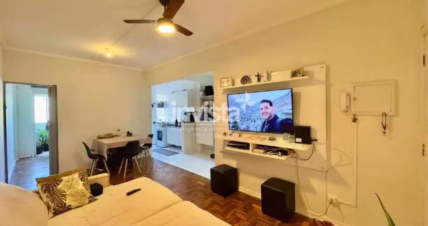 Apartamento com 1 quarto à venda no Ponta da Praia, Santos 