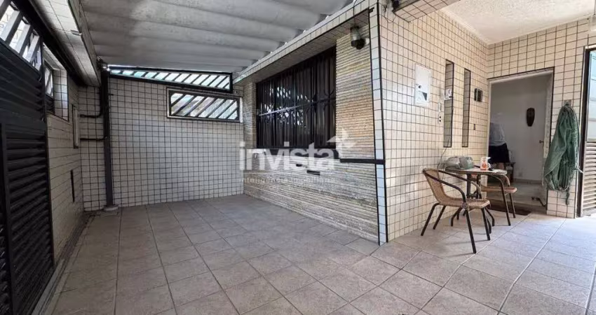 Casa em santos, encruzilhada: 107,00 m² internos em terreno de 154,20 m²