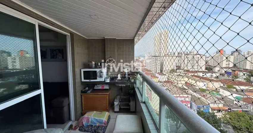 Apartamento com 2 quartos à venda no Campo Grande, Santos 