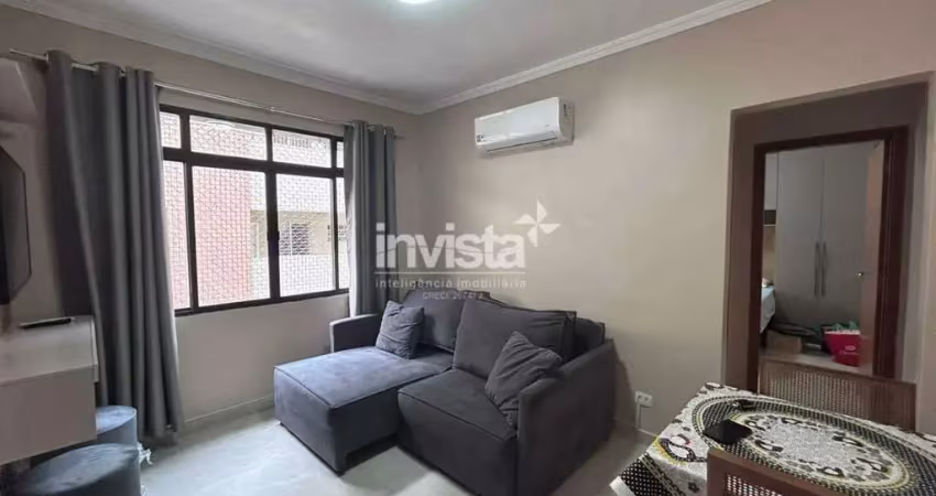Apartamento mobiliado no coração do gonzaga em santos!