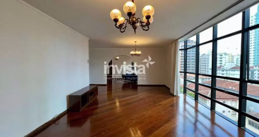 Apartamento com 4 quartos para alugar na Aparecida, Santos 