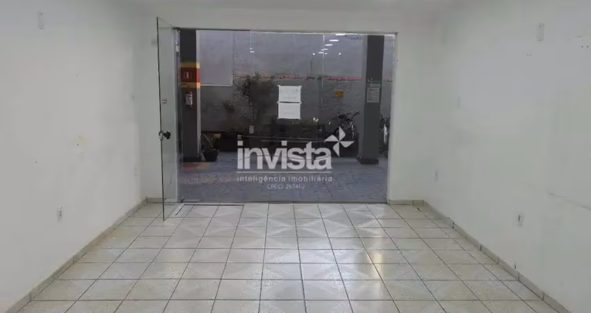 Ponto comercial para alugar no Gonzaga, Santos 