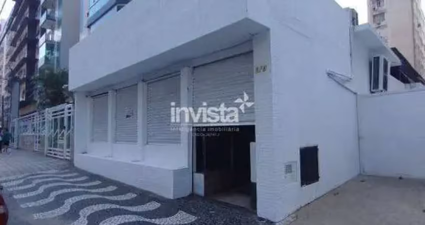 Ponto comercial para alugar no Embaré, Santos 