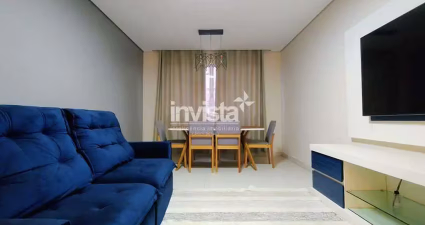Apartamento mobiliado de 2 suítes no embaré em santos!