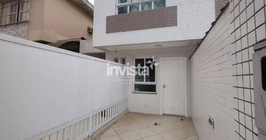 Casa sobreposta baixa no bairro da aparecida em santos!