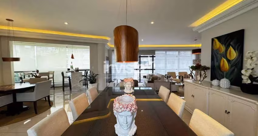 Apartamento mobiliado com 4 quartos sendo 3 suítes no boqueirão em santos!