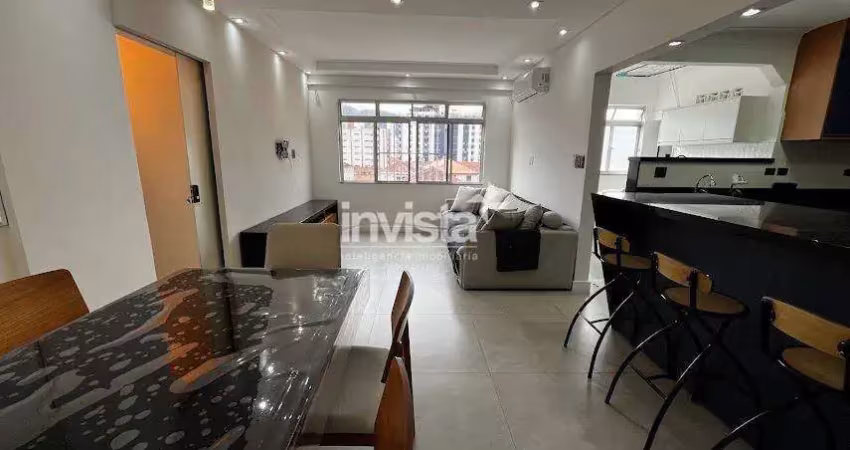 Apartamento com 2 quartos para alugar no Marapé, Santos 
