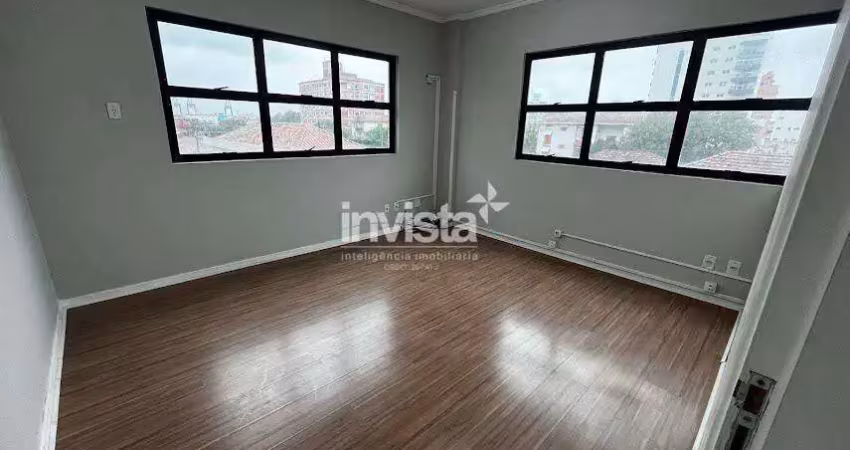 Sala comercial para alugar na Aparecida, Santos 