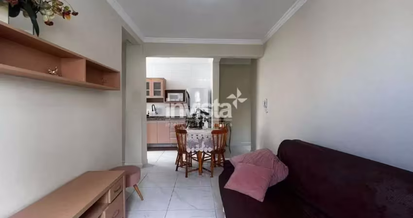 Apartamento mobiliado para locação em prédio frente mar no embaré