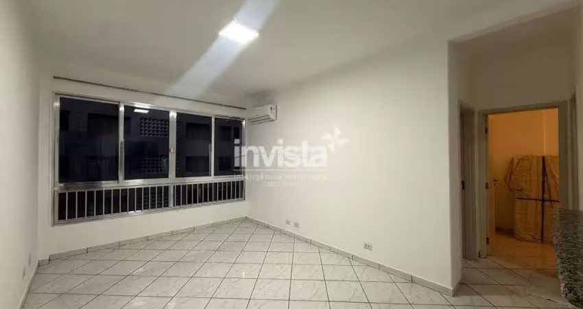 Apartamento com 1 quarto para alugar no Embaré, Santos 