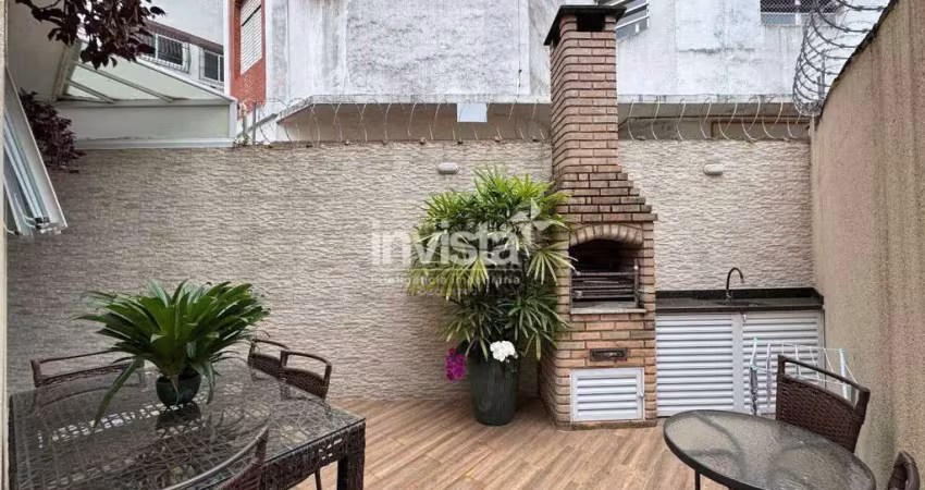 Casa com 3 quartos à venda no Embaré, Santos 