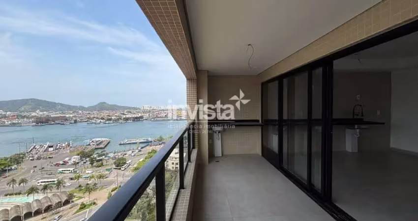 Apartamento com 2 quartos para alugar no Ponta da Praia, Santos 