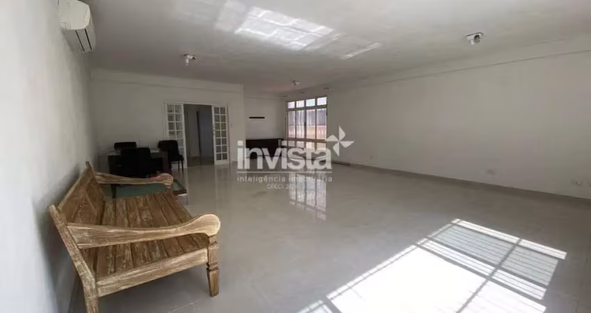 Casa com 3 quartos para alugar no Ponta da Praia, Santos 