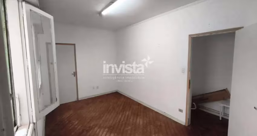 Sala comercial para alugar no Gonzaga, Santos 
