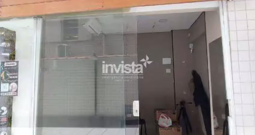 Ponto comercial para alugar no Gonzaga, Santos 